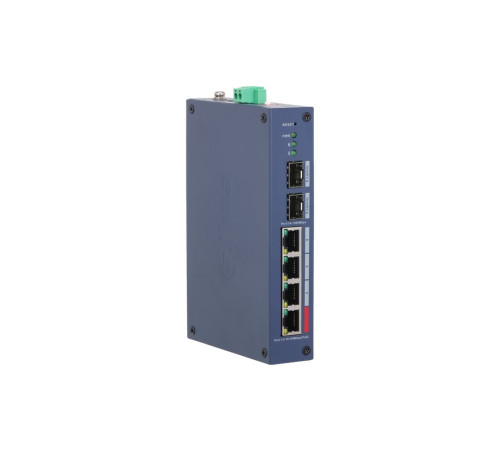Коммутатор Dahua DH-CHS4206-4ET-90, 4-портовый, РоЕ