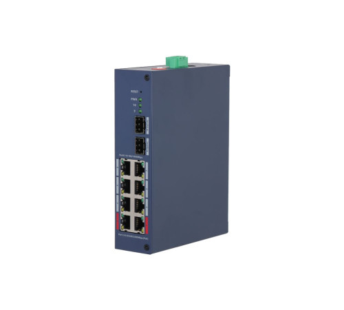 Коммутатор Dahua DH-CHS4210-8GT-110, 8-портовый, РоЕ