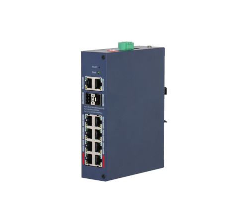 Коммутатор Dahua DH-CHS4212-8GT-110, 8-портовый, РоЕ