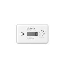 Датчики угарного газа Dahua DHI-HY-GC21B-W2(868), электрохимический тип датчика, аудиотревога 85 дБ(A), визуальная тревога