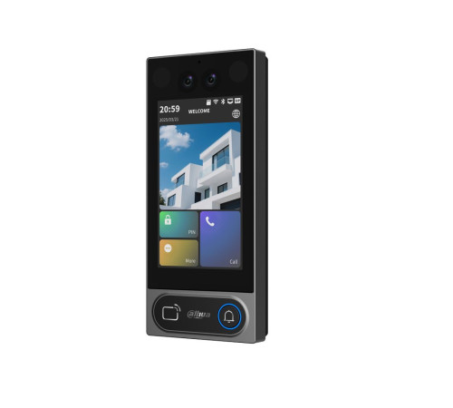 Вызывная панель Dahua DHI-VTO6631QB-WP, на одного абонента с WiFi 2.4ГГц, чёрная