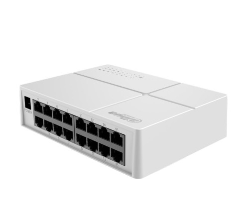 Коммутатор Dahua DH-SF1016L, 16-портовый, неуправляемый