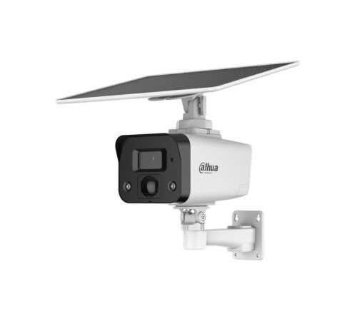 Цилиндрическая IP-камера Dahua DH-IPC-HFW2441DG-4G-SP-B, 4Mп, f=3.6мм, 4G, солнечная батарея
