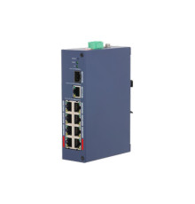 Коммутатор Dahua DH-CHS4110-8ET-110, 8-портовый, РоЕ