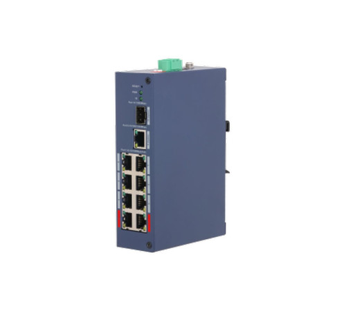 Коммутатор Dahua DH-CHS4110-8ET-110, 8-портовый, РоЕ