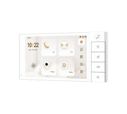 Монитор видеодомофона IP Dahua DHI-VTH5722BW-IWP, 7 дюймовый