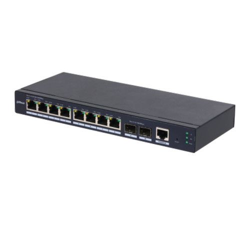 Коммутатор Dahua DH-SG4010-2F, 8-портовый, управляемый, уровень L2