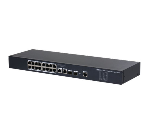 Коммутатор Dahua DH-SG4020, 16-портовый, управляемый, уровень L2