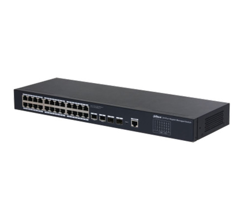 Коммутатор Dahua DH-SG4028, 24-портовый, управляемый, уровень L2