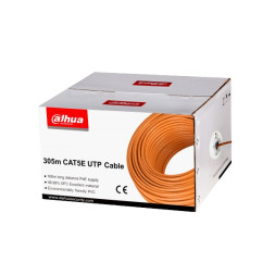 Сетевой кабель Dahua DH-PFM920I-5EUN, UTP, кат.5e, OFC+PVC+термостойкий, 305м
