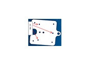 Монтажная пластина Dahua DHI-ITC-JP, для установки устройства измерения скорости на штативе