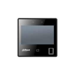 AI терминал доступа Dahua DHI-ASI3214A-W, 2Мп, с распознаванием лиц отпечатков пальцев с Wi-Fi, 4.3 дюймов сенсорный ЖК-экран