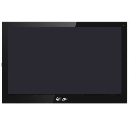 Монитор видеодомофона IP Dahua DHI-VTH5341G-W, 10 дюймовый, черный, разрешение 1024x600