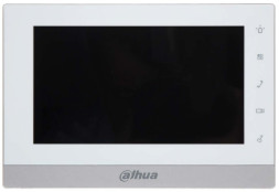 Монитор видеодомофона IP Dahua DH-VTH1550CH, 7 дюймовый, белый, разрешение 800x480