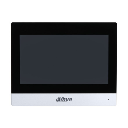Монитор видеодомофона IP Dahua DHI-VTH8A21KMS-W, 7 дюймовый, WiFi, серебрянный, разрешение 1024x600