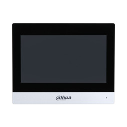 Монитор видеодомофона IP Dahua DHI-VTH8621KMS-WP, 7 дюймовый, WiFi, серебрянный, разрешение 1024x600