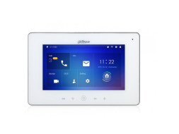 Монитор видеодомофона IP Dahua DH-VTH5221DW-C, 7 дюймовый, белый, разрешение 1024x600