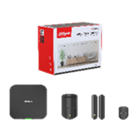 Комплект охранной сигнализации Dahua DHI-ART-ARC3800H-03-FW2(868)-B, контроллер, ИК-датчик, магнитный контакт, брелок управления