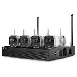 Комплект IMOU v KIT/DHI-NVR1104HS-W-S2/4-G26E, 4-х канальный PoE DHI-NVR + IPC-G26EP-0280B, f=2.8 мм х 4шт