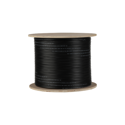 Комбинированный кабель Dahua DH-PFM940I-6N/2, 200м, RG6+2C, OFC+64 Al-Mg Braid+PVC+термостойкий+OFC