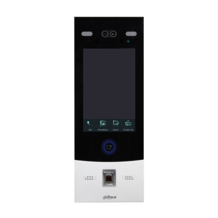 Вызывная панель Dahua DHI-VTO7541G-S2, 2мп, CMOS сенсор, емкостный сенсорный IPS экран с диагональю 8 дюймов